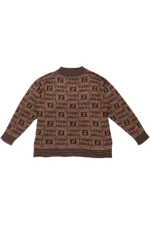 Fendi Striktrøje med logo fra 1980-1990