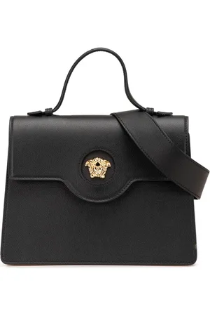 VERSACE La Medusa satchel-taske i læder med tophåndtag fra 2021-2024