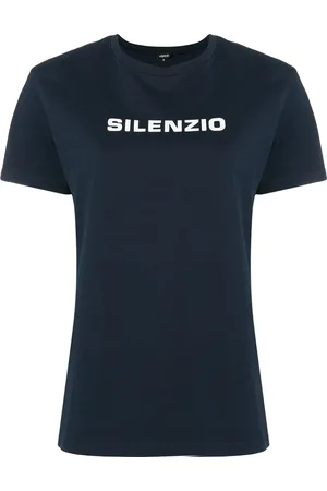 Aspesi T-shirt med Silenzio-tryk