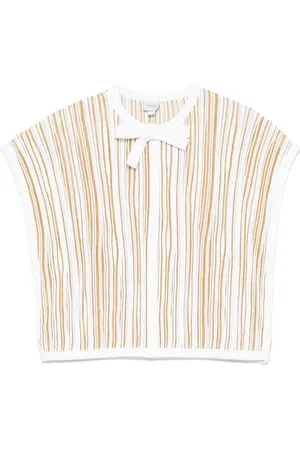 Giambattista Valli Stribet top i lurex