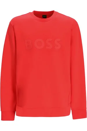 HUGO BOSS Salbo sweatshirt med præget logo