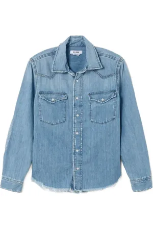 RE/DONE Denimskjorte med slitageeffekt