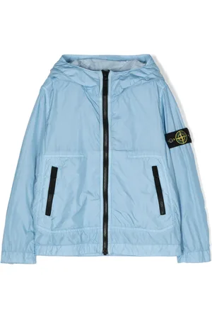 Stone Island Jakke med hætte og kompasmærke