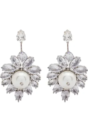 Simone Rocha Double Ended Crystal Crest-øreringe