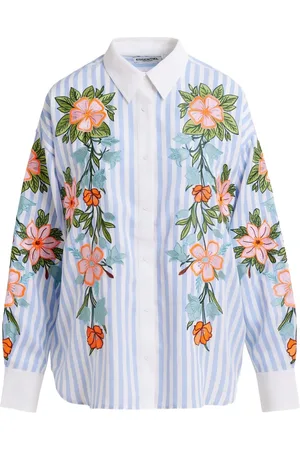 Essentiel Antwerp Skjorte med blomster-broderi