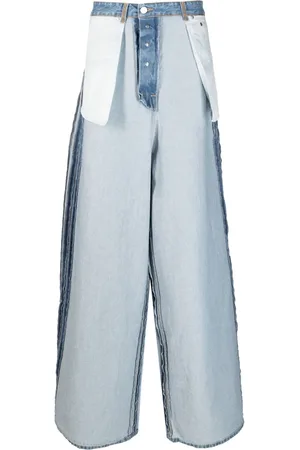 Vetements Denimjeans med brede ben