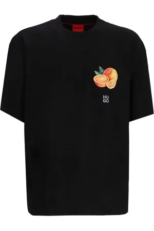 HUGO BOSS Dartney T-shirt med frugtillustration