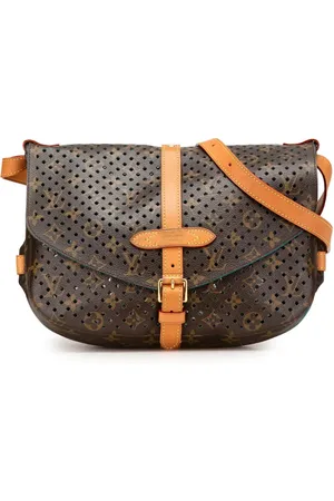 LOUIS VUITTON Sofia Coppola Flore Saumur crossbody-taske med monogram fra 2011