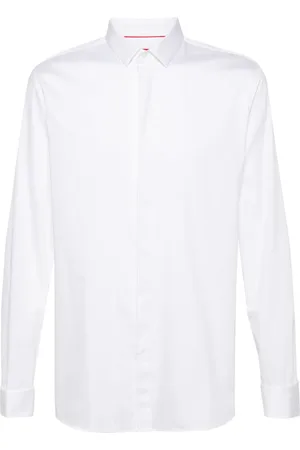 HUGO BOSS Skjorte med fransk kant