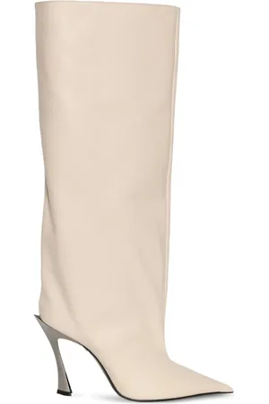 MUGLER 95 mm læderstøvler