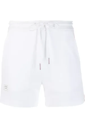 Thom Browne Piqué-shorts med Rwb-stribe