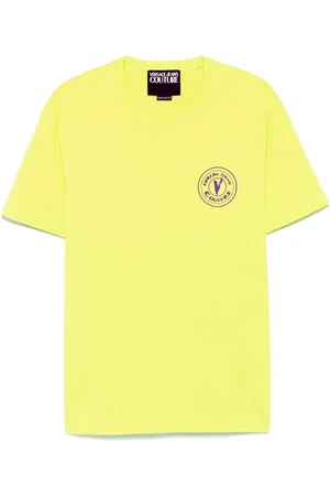 VERSACE T-shirt med V-emblem