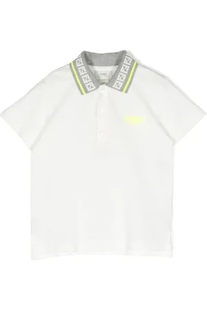 Fendi Polo med kontrastfarvet krave