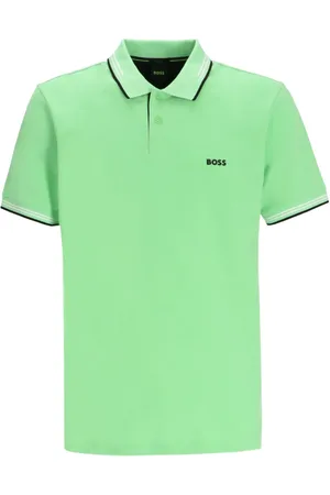 HUGO BOSS Polo med logoapplikation