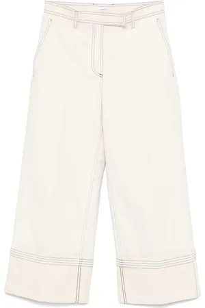 Thom Browne Jeans med brede ben og bælte