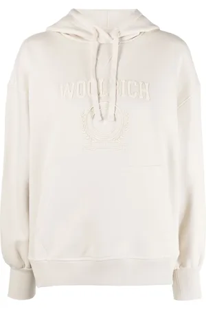 Woolrich Langærmet hættetrøje med broderet logo