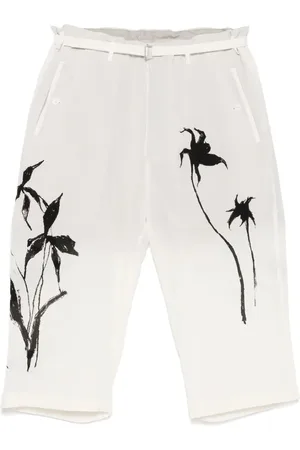 YOHJI YAMAMOTO Bukser med grafisk tryk