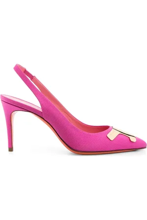 santoni 90mm pumps med ribbet finish