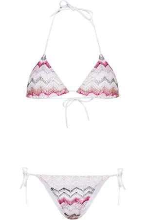 Missoni Bikini i hæklet strik med zigzag-mønster