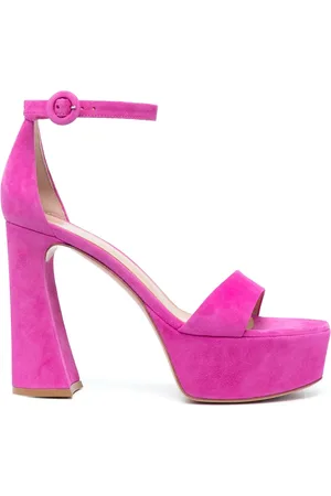 Gianvito Rossi 120mm Holly sandaler i ruskind