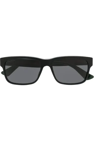 Gucci Web-firkantede solbriller