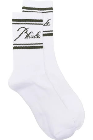 Rhude Intarsia-strikkede strømper med logo