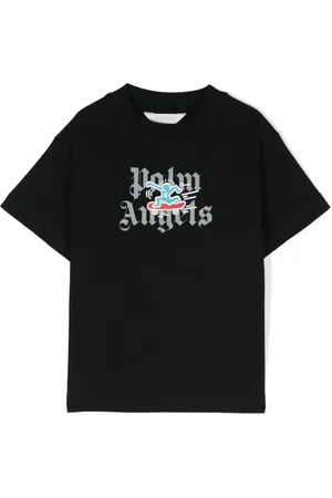 Palm Angels X Keith Haring T-shirt med skateboard-tryk