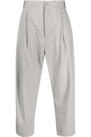 Hed Mayner Croppede bukser med plissering