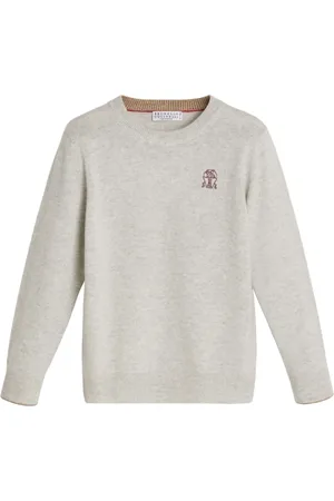 Brunello Cucinelli Trøje med logobroderi