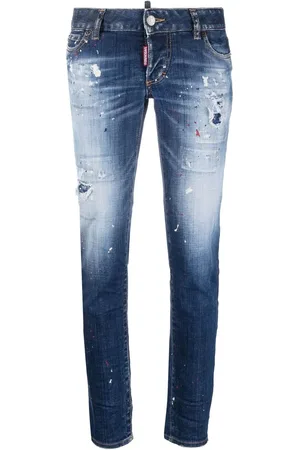 Dsquared2 Skinny-jeans med slitageeffekt
