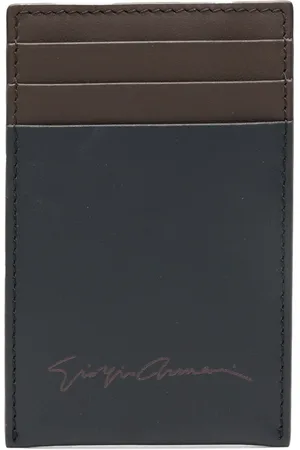 Giorgio Armani Kortholder i læder med logotryk