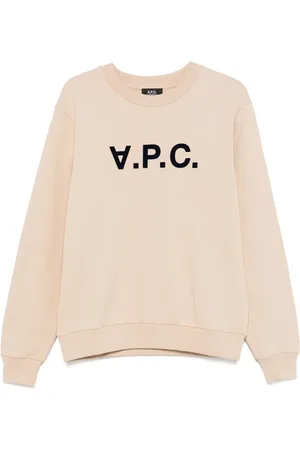 A.P.C. Sweatshirt med flock-tekstur og logo