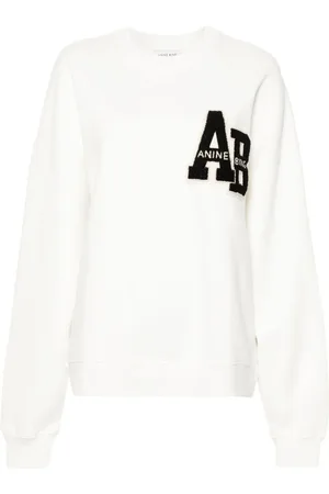 ANINE BING Miles sweatshirt i bomuld med logomærke