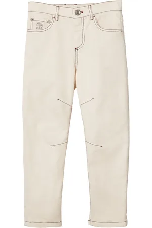 Brunello Cucinelli Jeans med lige ben og mellemhøj talje