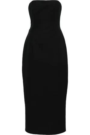 MAGDA BUTRYM Stropløs mellemlang bustier-kjole