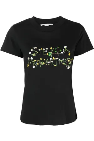 Stella McCartney T-shirt med mælkebøtte-tryk