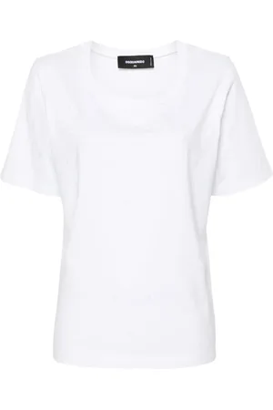Dsquared2 Easy Fit T-shirt med krystaludsmykning