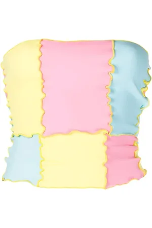 Sherris Bandeau-top med colourblocking