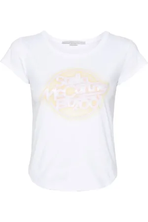 Stella McCartney T-shirt med logotryk