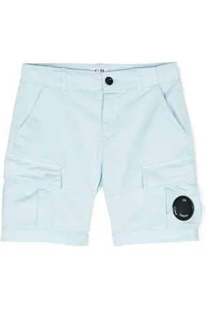 C.P. Company Shorts i twill med linsedetalje
