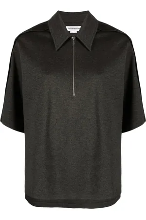 Victoria Beckham Meleret jersey-top med spids krave