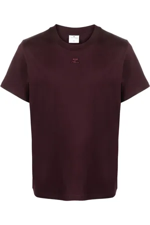 Courrèges T-shirt med broderet logo