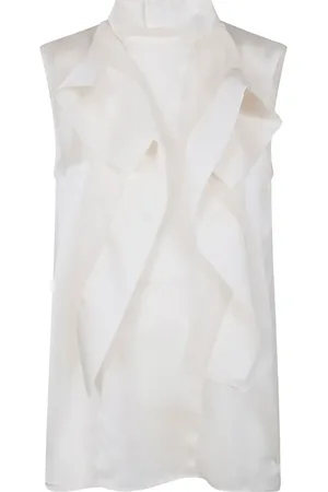 SACAI ærmeløs top med flæsedetalje