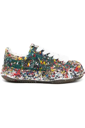 Maison Mihara Yasuhiro Blakey sneakers med malingssprøjt