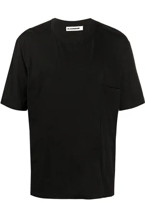 Jil Sander Kasseformet T-shirt med påsyet lomme