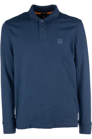 HUGO BOSS Polo med logo-applikation