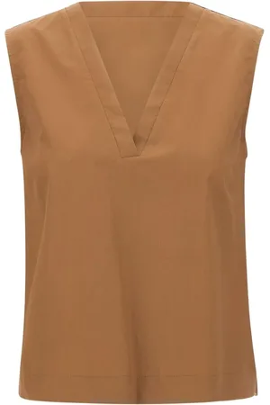 Kaos Top i bomuldspoplin