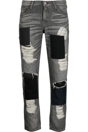 JUNYA WATANABE Cropped jeans med lav talje