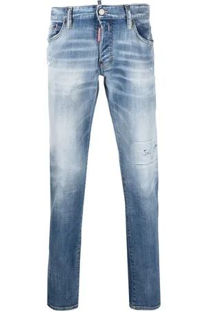 Dsquared2 Jeans med lige ben og broderet logo