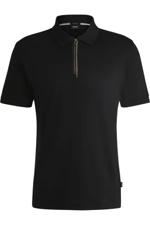 HUGO BOSS Polotrøje med lynlås